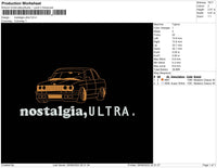 Nostalgia Ultra Embroidery File 5 sizes