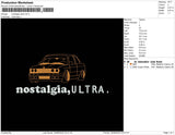 Nostalgia Ultra Embroidery File 5 sizes