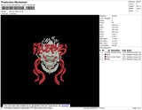 Naruto Red Embroidery File 4 size