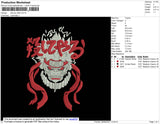 Naruto Red Embroidery File 4 size