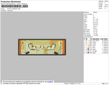 Naruto Rectangle Sage Embroidery File 4 size