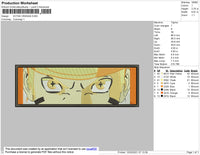 Naruto Rectangle Sage Embroidery File 4 size