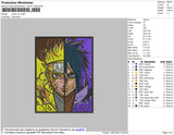 Narutosasuke Embroidery File 4 size