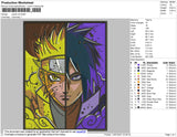 Narutosasuke Embroidery File 4 size