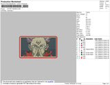 Natsu Dragnel Rectangle Embroidery File 4 size