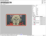 Natsu Dragnel Rectangle Embroidery File 4 size
