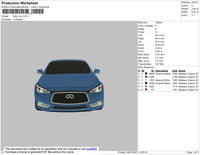 Navy Car Embroidery File 4 size