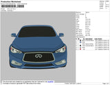 Navy Car Embroidery File 4 size