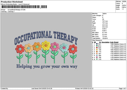 Helpingtext 0412 Embroidery File 6 sizes