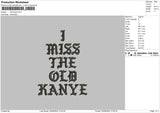 Kanyetext 0908 Embroidery File 6 sizes