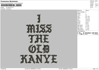 Kanyetext 0908 Embroidery File 6 sizes