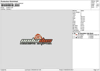 Ondiatext Embroidery File 6 sizes