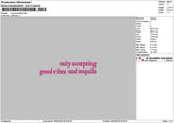 Onlytext 1904 Embroidery File 6 sizes