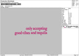 Onlytext 1904 Embroidery File 6 sizes