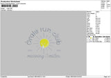 Oraletext Embroidery File 6 sizes