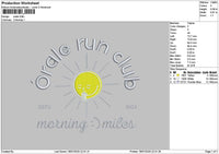 Oraletext Embroidery File 6 sizes