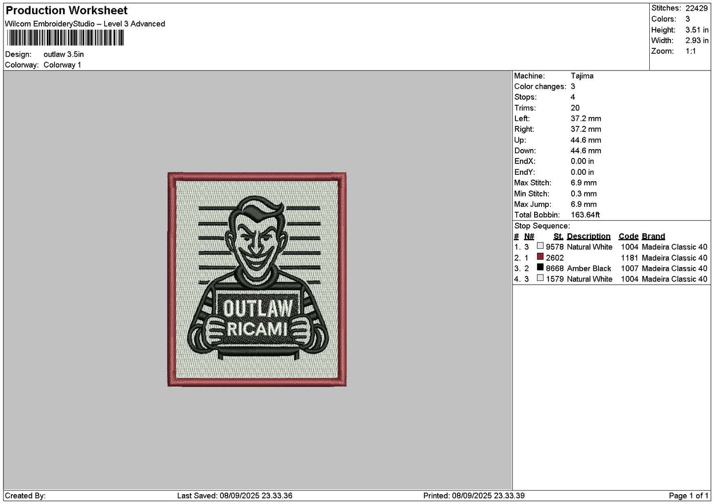 Ricamitext Embroidery 3 Different Files