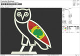 Owl Ovo Orormo Embroidery File 6 sizes