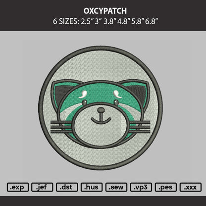 Oxcypatch Embroidery Machine Design File 6 sizes