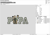 Dad Photo 2505d Embroidery File 6 sizes