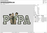 Dad Photo 2505d Embroidery File 6 sizes