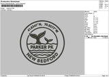 Parkertext Embroidery File 6 sizes
