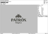 Patrontext Embroidery File 6 sizes