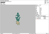 Pctext 01 Embroidery File 6 sizes