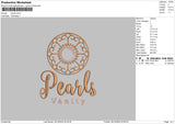 Pearlstext Embroidery File 6 sizes