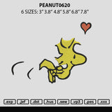 Peanut0620 Embroidery File 6 sizes