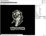 Persona Take Your Time Embroidery File 4 size