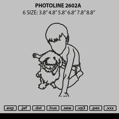 Photoline 2602a Embroidery File 6 sizes