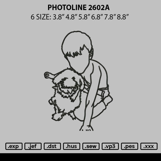 Photoline 2602a Embroidery File 6 sizes