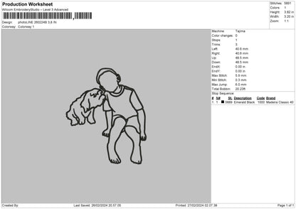 photoline 2602b Embroidery File 6 sizes
