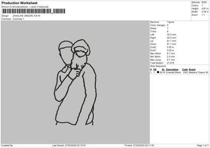 Photoline 2602c Embroidery File 6 sizes