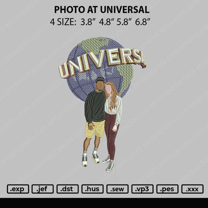 Photo At Universal Embroidery File 4 size