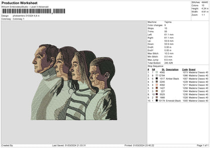 Photoembro 0103 Embroidery File 6 sizes