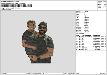 Photoembro 0211 Embroidery File 6 sizes