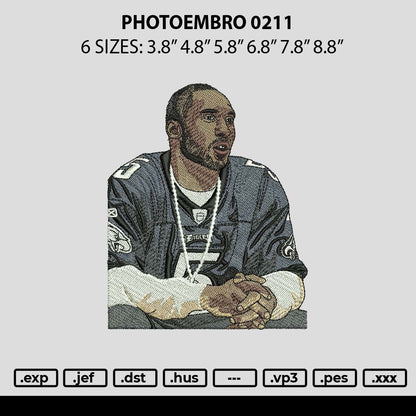Photoembro 0211 Embroidery File 6 sizes