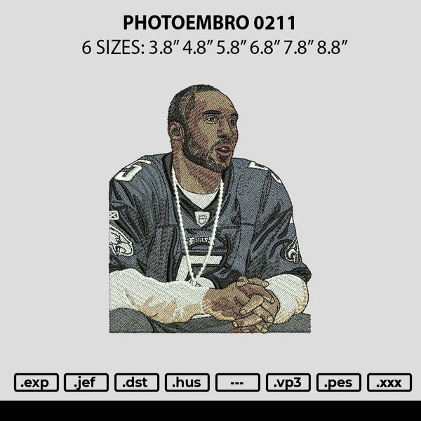 Photoembro 0211 Embroidery File 6 sizes