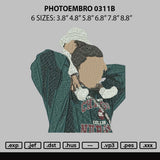 Photoembro 0311 Embroidery File 6 sizes