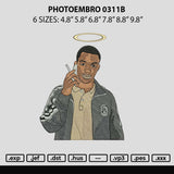Photoembro 0311b Embroidery File 6 sizes
