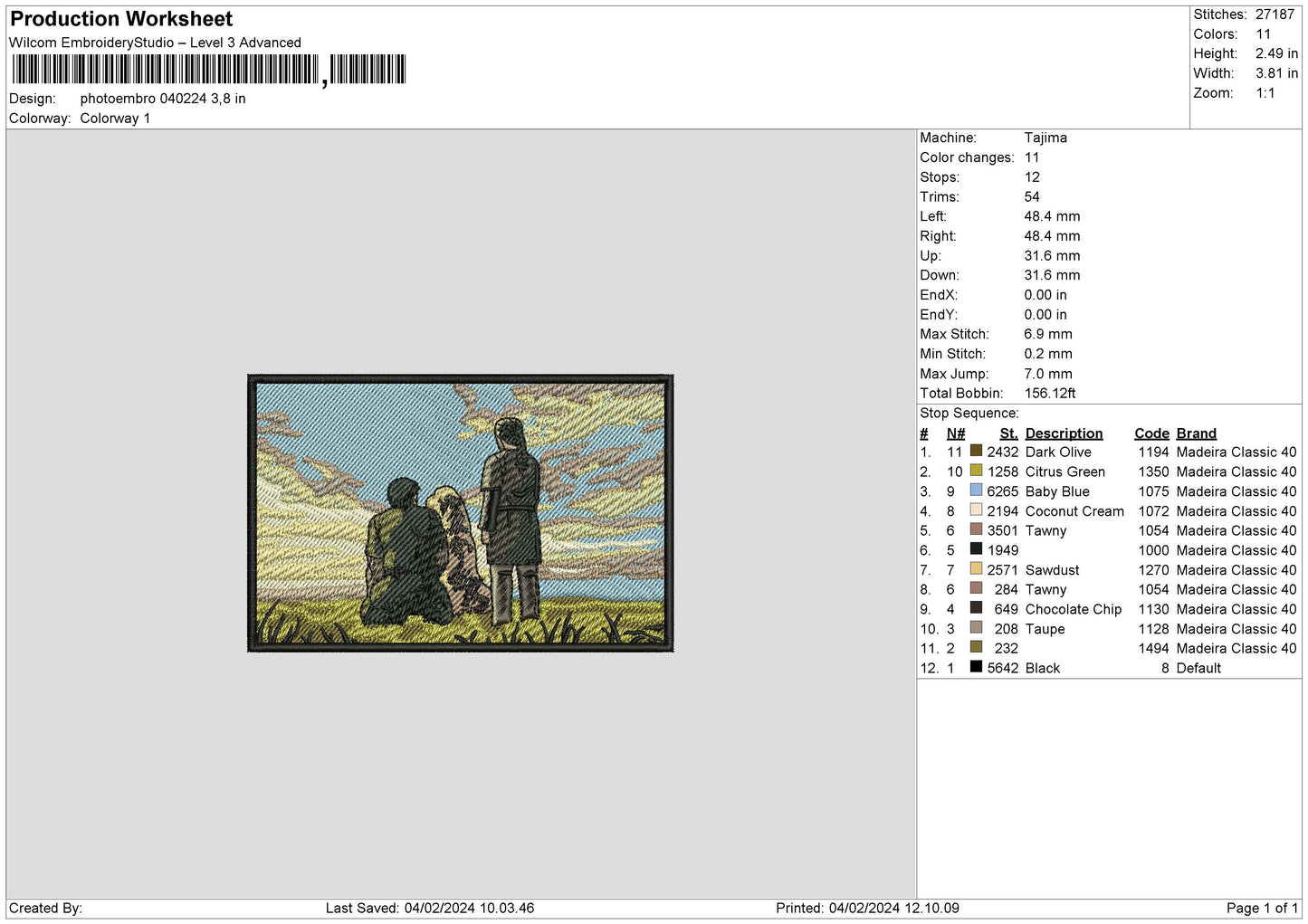 Rectangle0402 Embroidery File 6 sizes