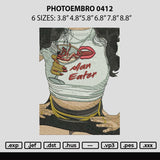 Photoembro 0412 Embroidery File 6 sizes