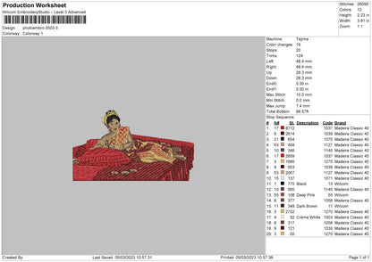 Photoembro 0503 Embroidery File 6 sizes