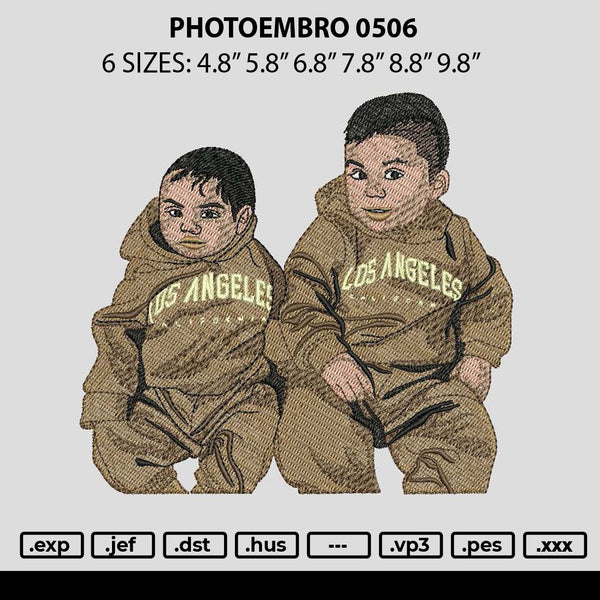 Photoembro 0506 Embroidery File 6 sizes
