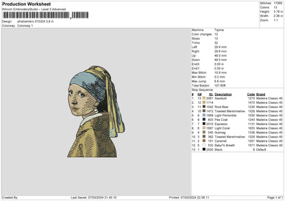 Photoembro 0703 Embroidery File 6 sizes