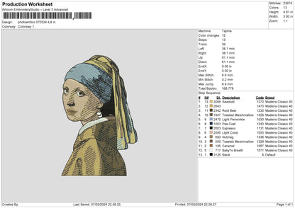 Photoembro 0703 Embroidery File 6 sizes
