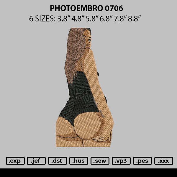 Photoembro 0706 Embroidery File 6 sizes