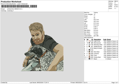 Photoembro 0802 Embroidery File 6 sizes